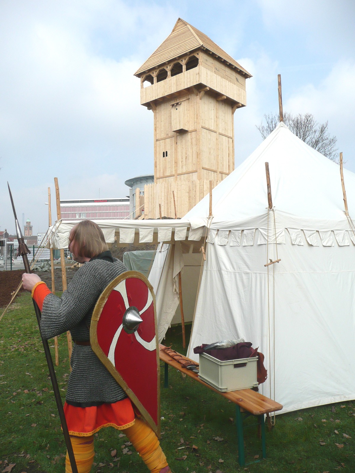 Motte und Ritter