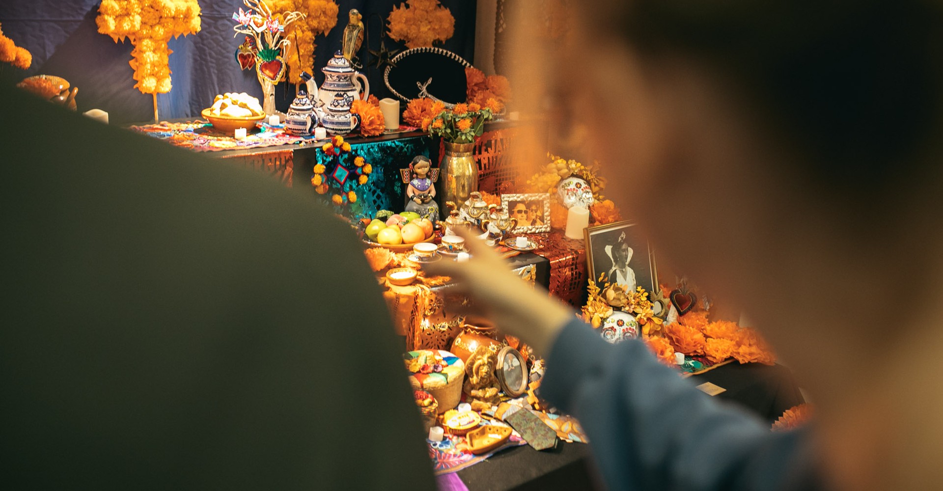 Blick auf eine Ofrenda Blick auf eine Ofrenda
