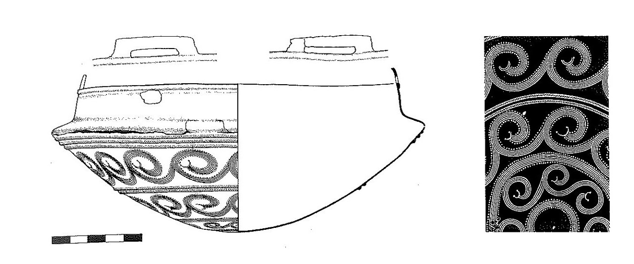 Abb. 5. Gegossenes Bronzebecken aus Ratekau-Hemmelsdorf (Kr. Ostholstein) © Olaf Höckmann (aus: Höckmann 2012, 19 Abb. 7).