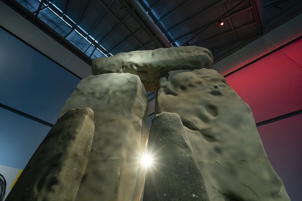 Gewaltige Nachbauten von Stonehenge in der Sonderausstellung (Bild: Christoph Kniel) Gewaltige Nachbauten von Stonehenge in der Sonderausstellung (Bild: Christoph Kniel)