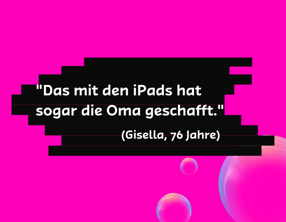Das mit dem Ipad hat sogar die Oma hinbekommen - Gisella 79